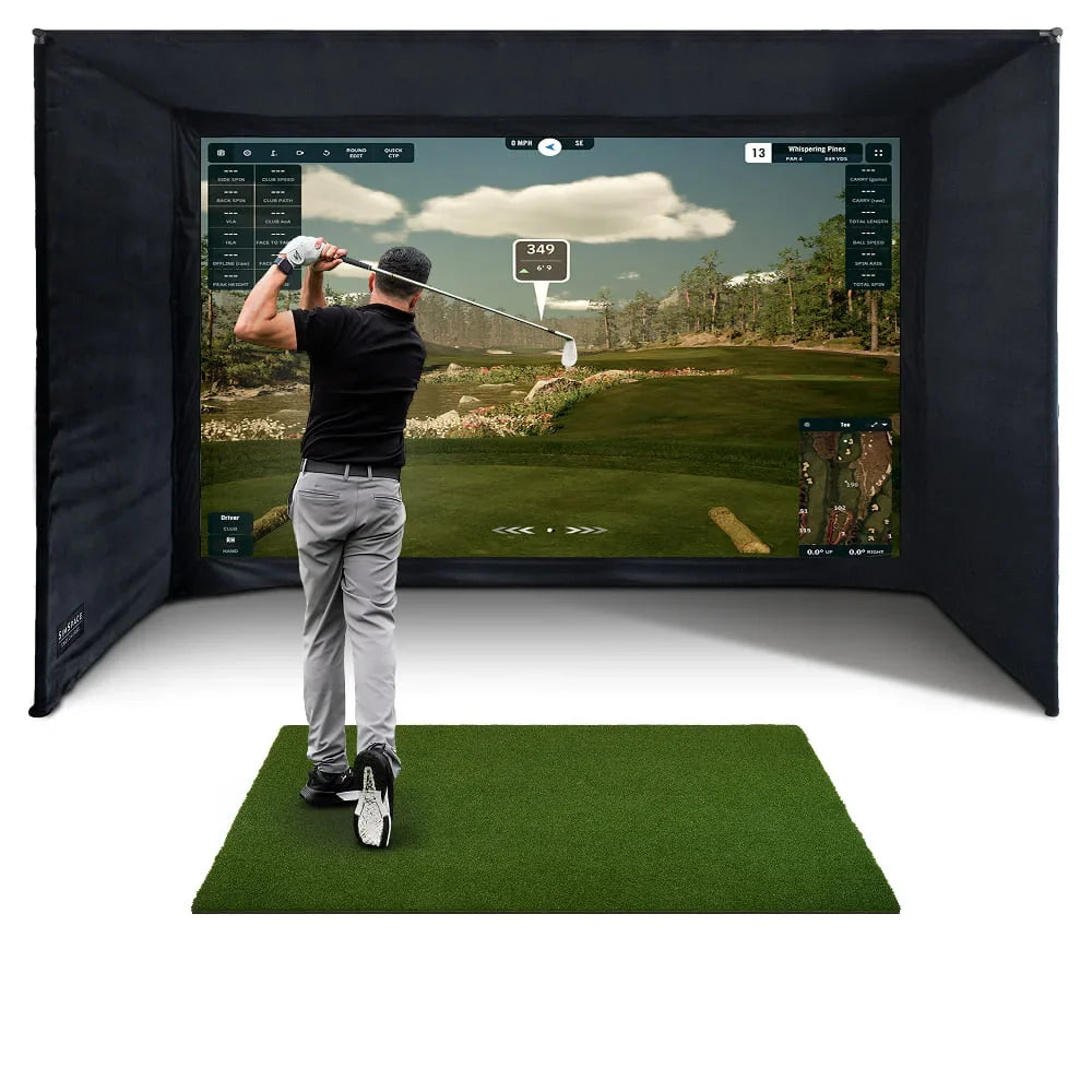 Golfzon WAVE Home Golf Simulator Package for Garage - Complete Setup, UK