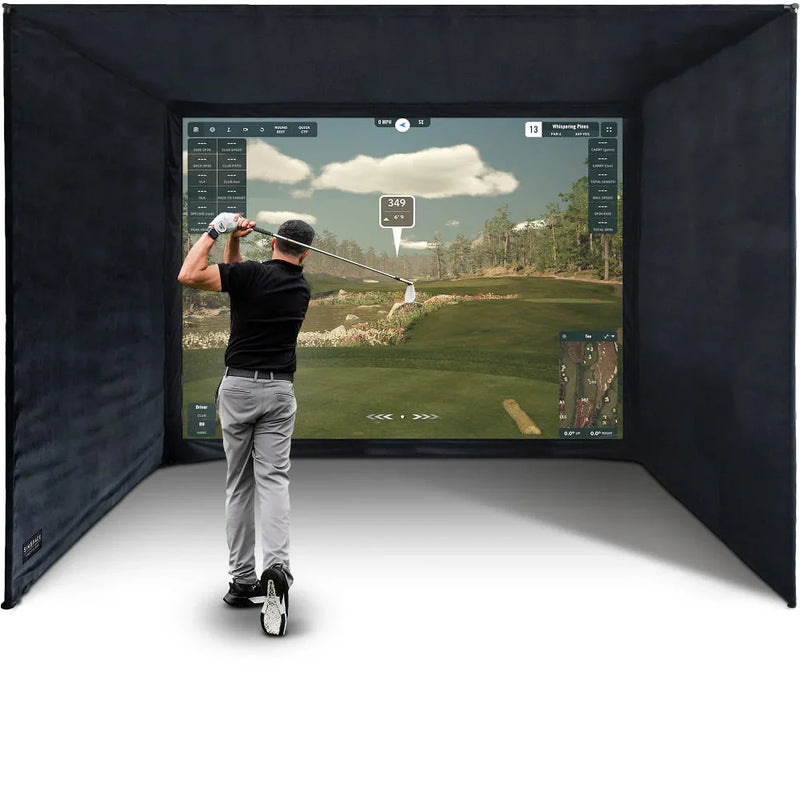 SimSpace Sim 6 enclosure with golfer