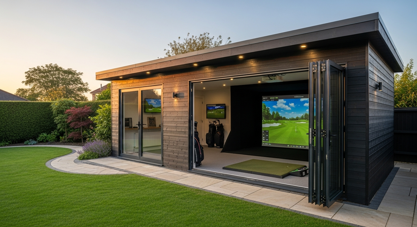 Golf Simulator Garden Room Guide: Planning Permission, Costs & Setup (UK)