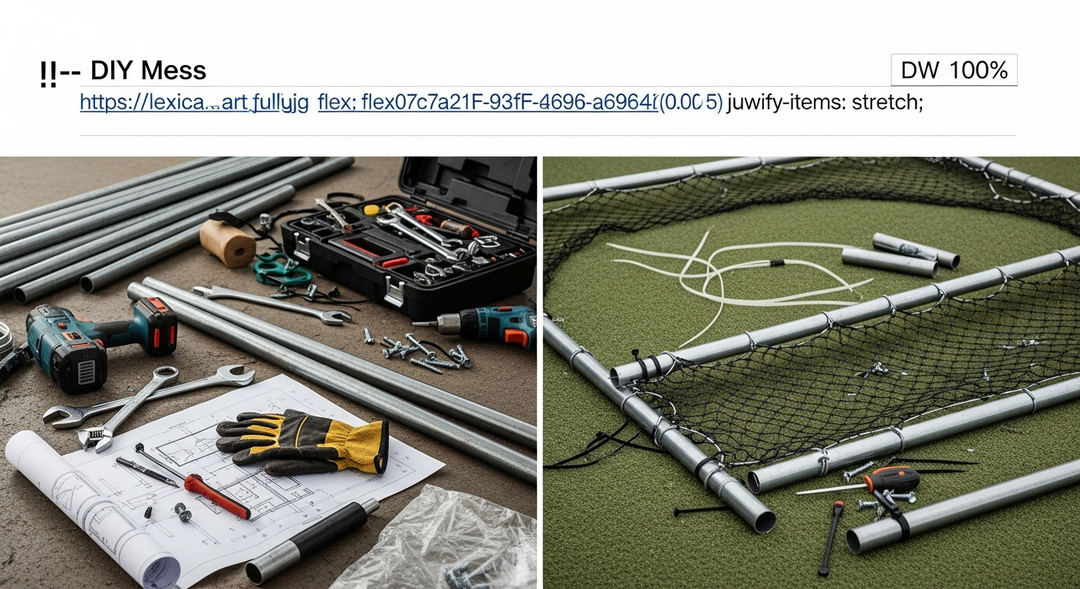 DIY Golf Cage vs Pre-Made: What Is Worth Your Money? — featured image
