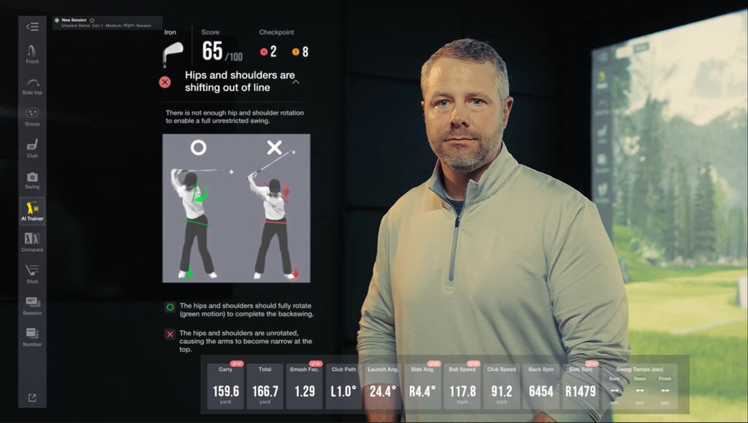 Golf Simulator Mat Positioning: Distance, Angle and Height G