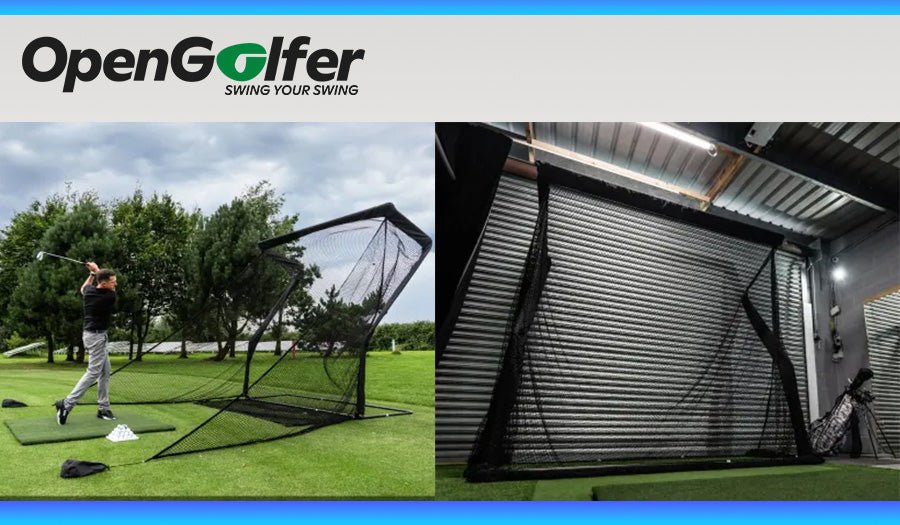 Large Golf Nets: Choosing the Right Option for Indoor or Outdoor Practice - Open Golfer