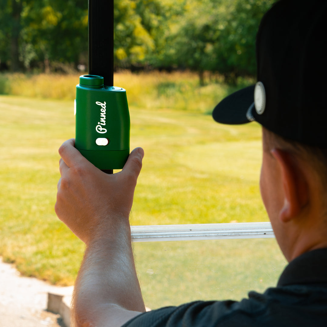 Pinned Golf Prism+ Laser Rangefinder