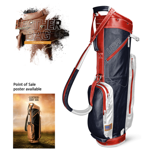 Sun Mountain Leather Cart Bag