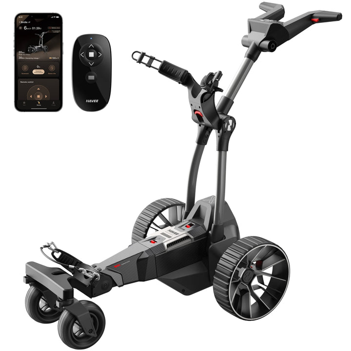 NAVEE Birdie 3X Electric Follow Golf Trolley