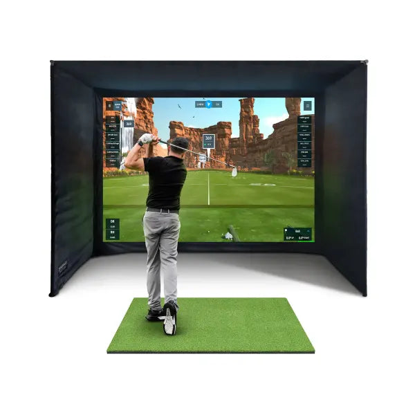 Uneekor Eye Mini Lite Home Golf Simulator Package for Garage - Complete Setup, UK