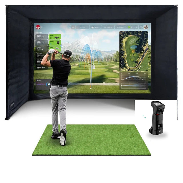 Uneekor Eye Mini Home Golf Simulator Package for Garage - Complete Setup, UK