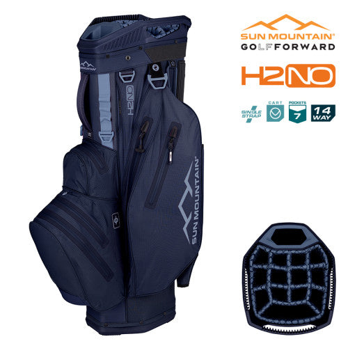 2025 Sun Mountain H2NO Lite 14-Way Cart Bag