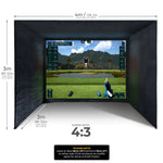 SimSpace Sim 6 dimensions: 4m wide, 3m high, 3m deep