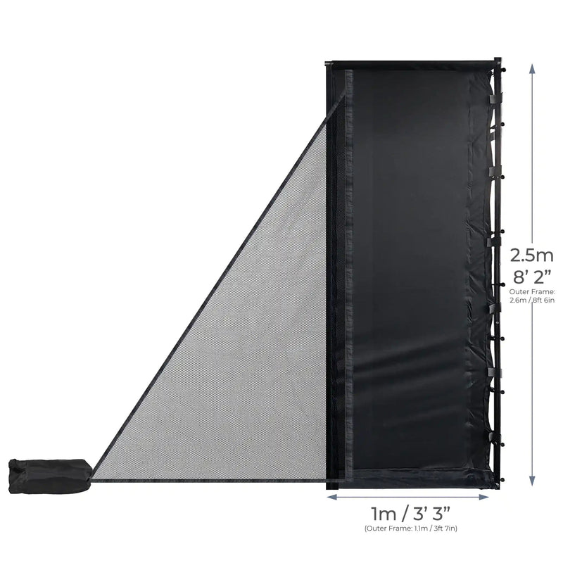 Garmin Approach R10 Golf Simulator Starter Package — SimSpace SLIM Enclosure & Impact Screen | UK