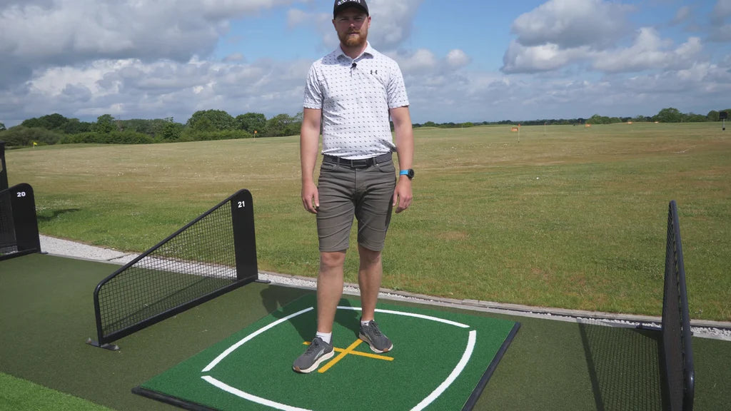GolfBays Teaching Hitting Mat 1.5m x 1.5m (4'11 x 4'11)