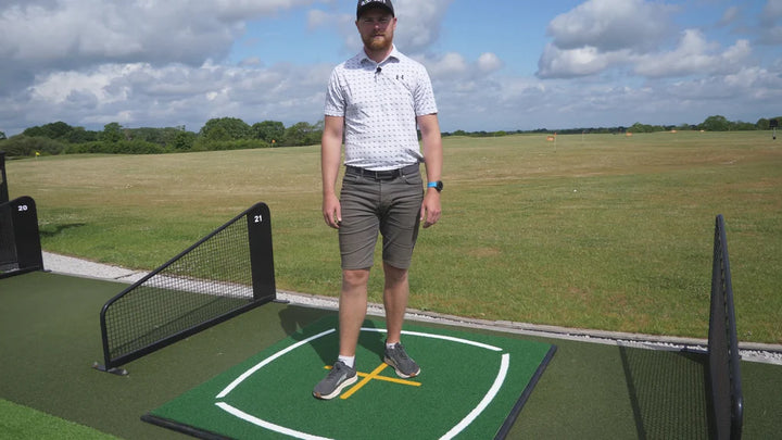 GolfBays Teaching Hitting Mat 1.5m x 1.5m (4'11 x 4'11)