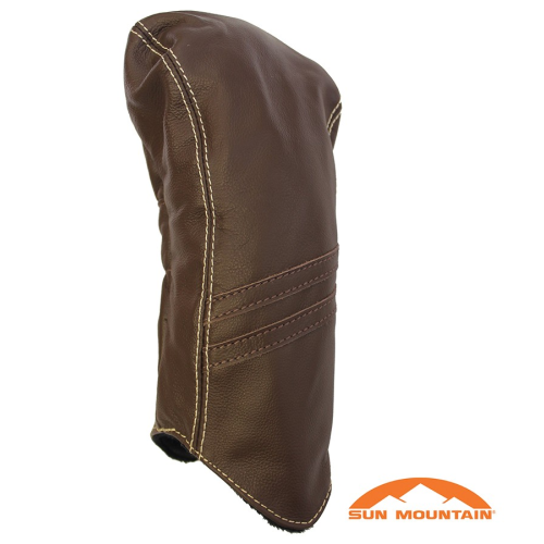 Sun Mountain Leather Driver Headcover - Chevron