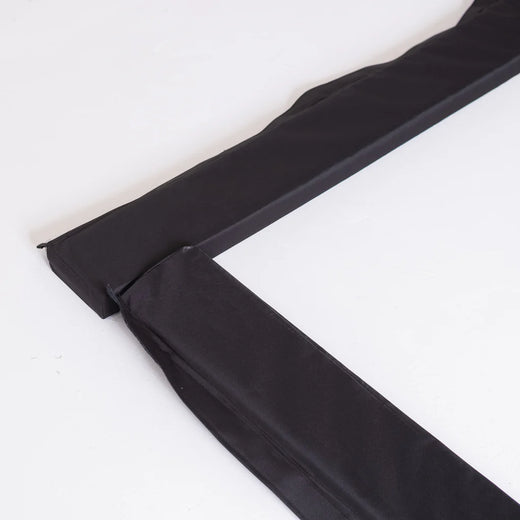 DIY Golf Simulator Impact Screen Pelmet Kit – Black Foam Edge Border