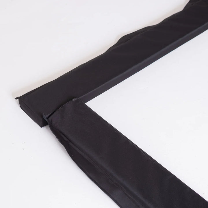 DIY Golf Simulator Impact Screen Pelmet Kit – Black Foam Edge Border