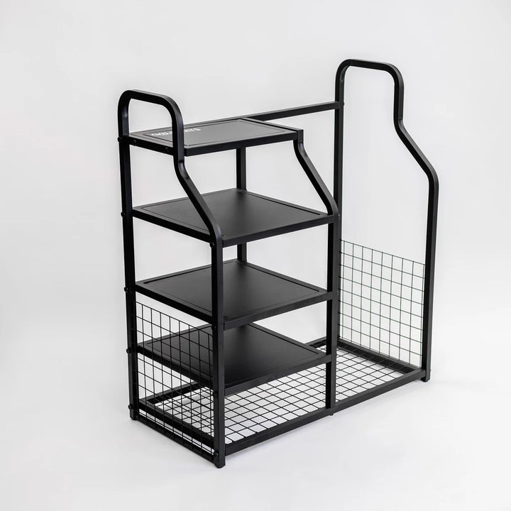 GolfBays Club Display Rack, Holds 14 Clubs & 9 Golf Balls , Indoor Golf Storage Organiser