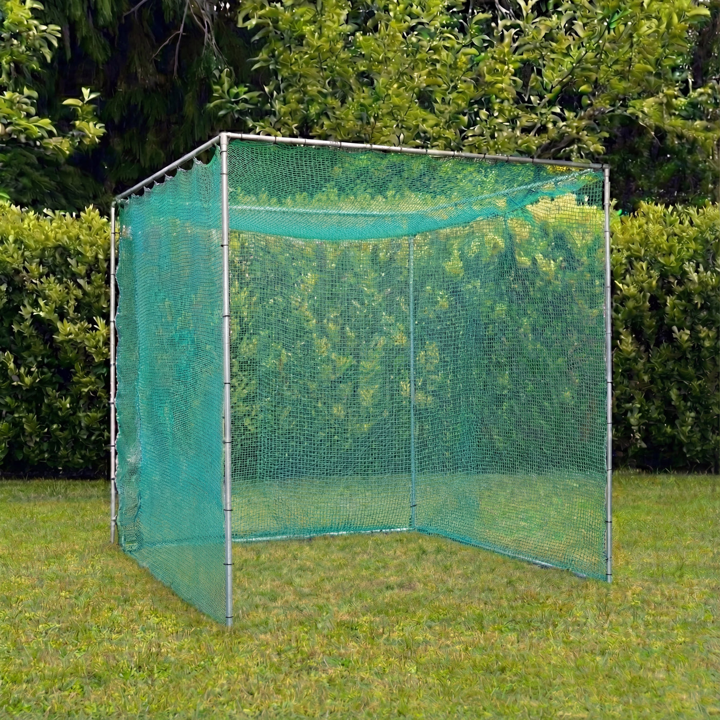 Pro Golf Cage & Hitting Mat Bundle | 3m × 3m × 3m