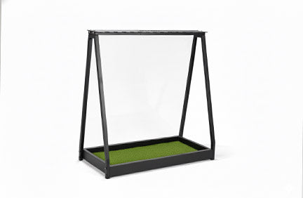 GolfBays Golf Club Storage Rack, Holds 14 Clubs, Indoor Golf Floor Equipment Storage Shelf