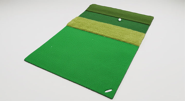 GolfBays Tri Turf Hitting Mat 120 x 180 cm (3'11 x 5'10)