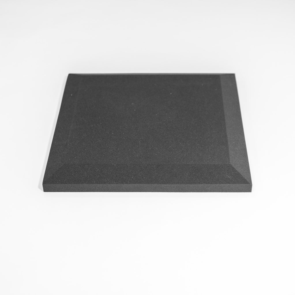 GolfBays Premium Wall Foam Tiles Bevelled (Pack of 10) Black