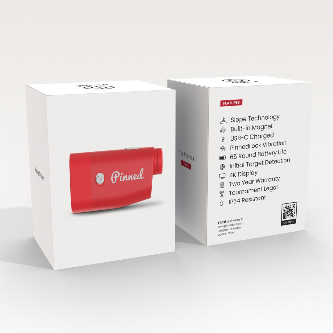 Pinned Golf Prism+ Laser Rangefinder