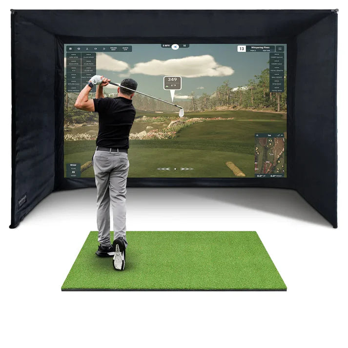 Uneekor EYE XO2 Home Golf Simulator Package for Garage - Complete Setup, UK