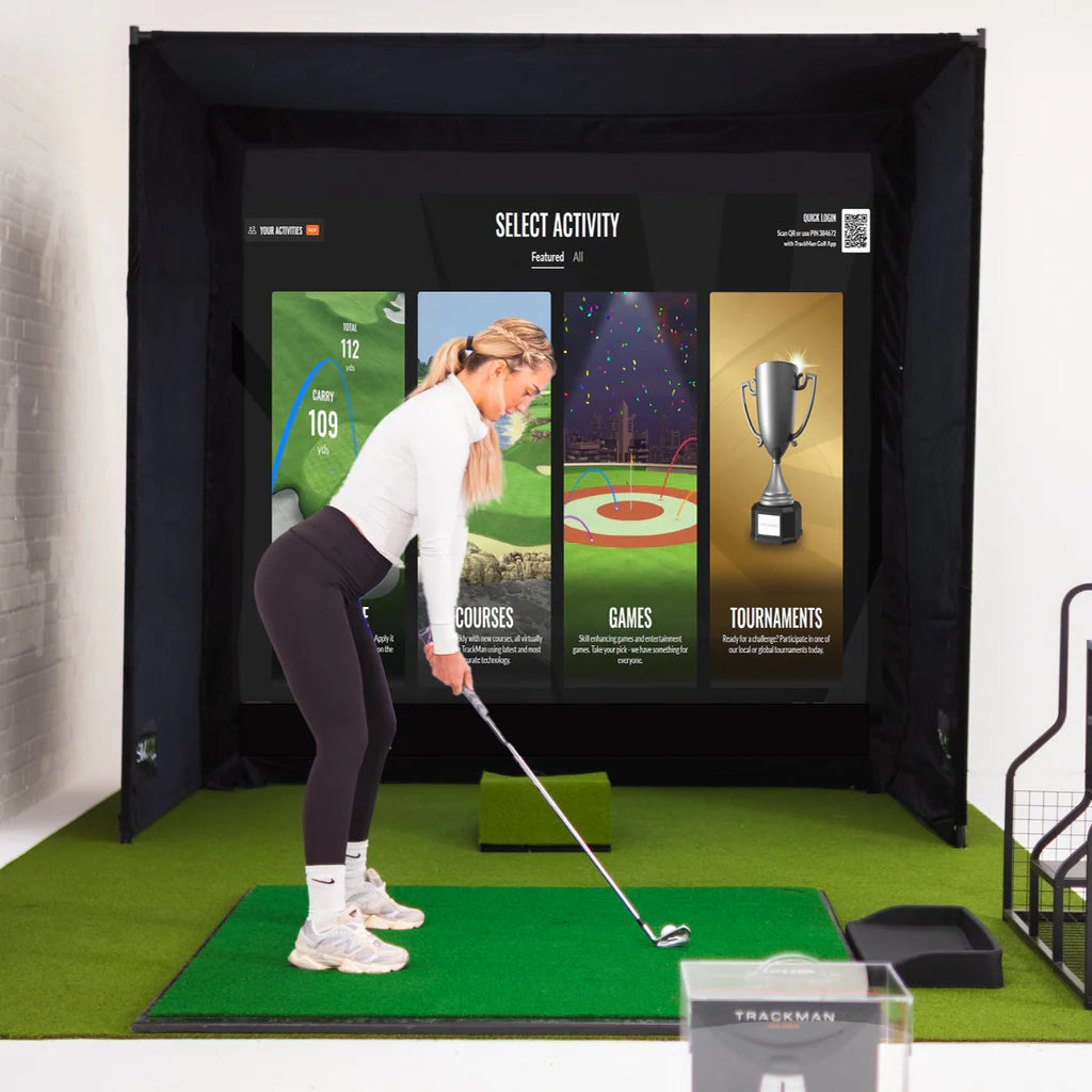 SimBox Golf Simulator Enclosure – 7 sizes (Free Side Barriers Worth £100)