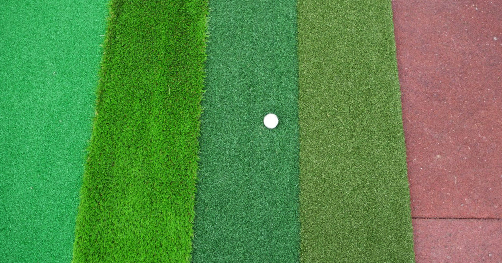 GolfBays Tri Turf Hitting Mat 120 x 180 cm (3'11 x 5'10)