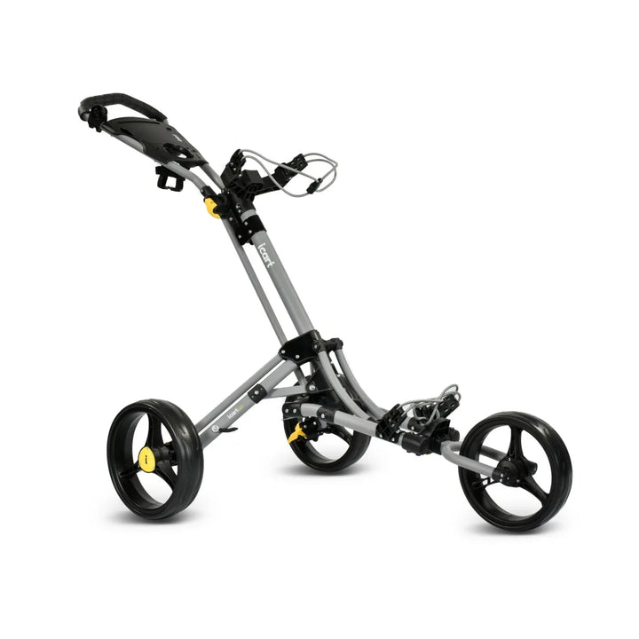 iCart Go - 3 Wheel Push Trolley Grey/Black