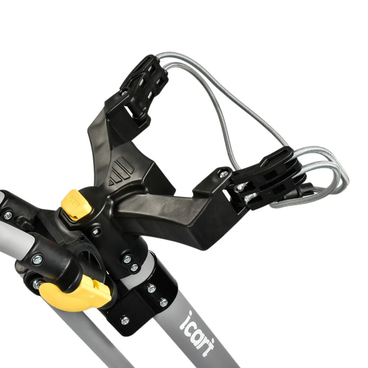 iCart Go - 3 Wheel Push Trolley Grey/Black