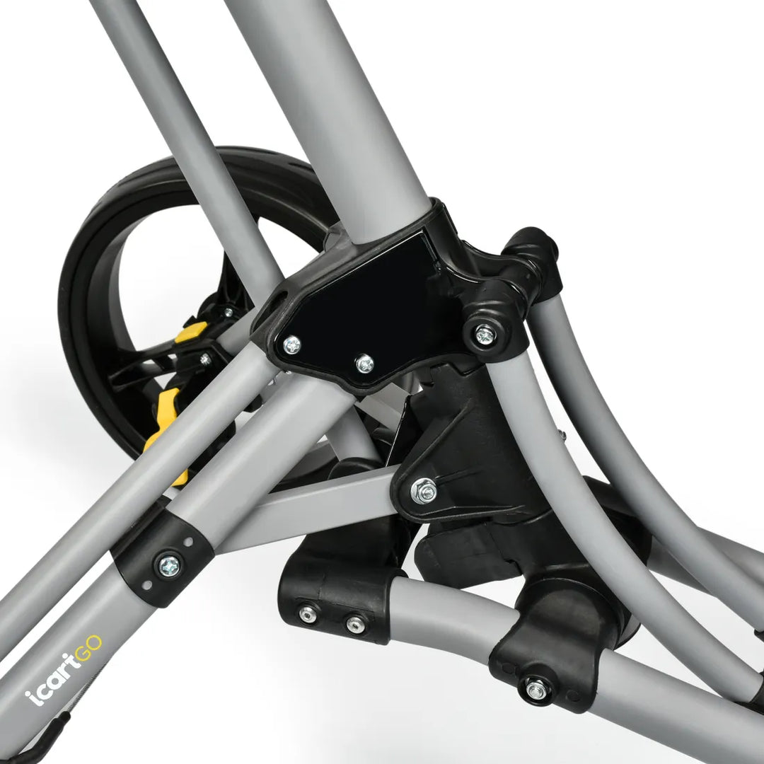 iCart Go - 3 Wheel Push Trolley Grey/Black