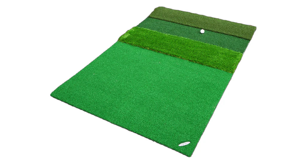 GolfBays Tri Turf Hitting Mat 120 x 180 cm (3'11 x 5'10)
