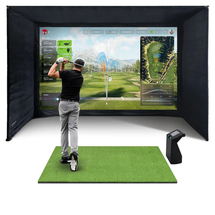 TruGolf LaunchBox Home Golf Simulator Full Package