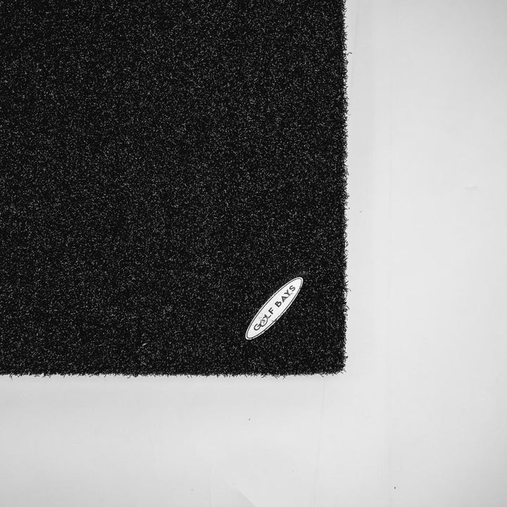 GolfBays Premium Black Hitting Mat 1.5m x 1.5m (4'11 x 4'11)