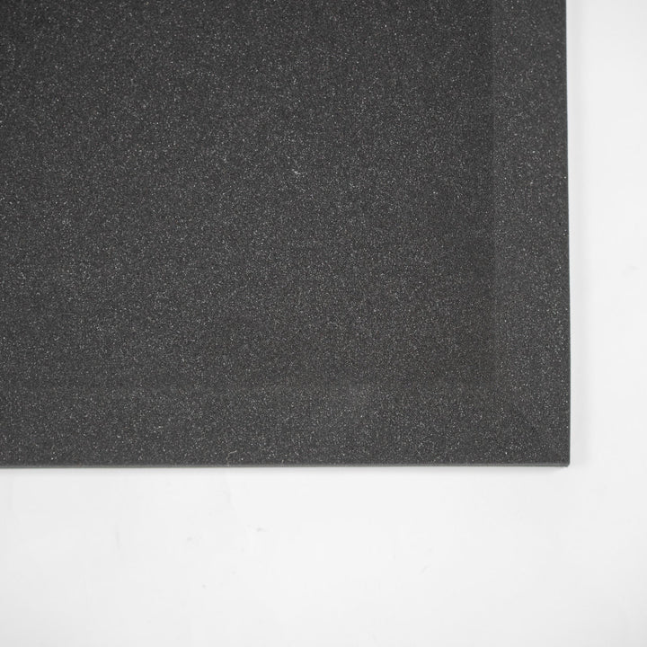 Premium Wall Foam Tiles Bevelled (Pack of 10) Black 1.0m x 0.5m