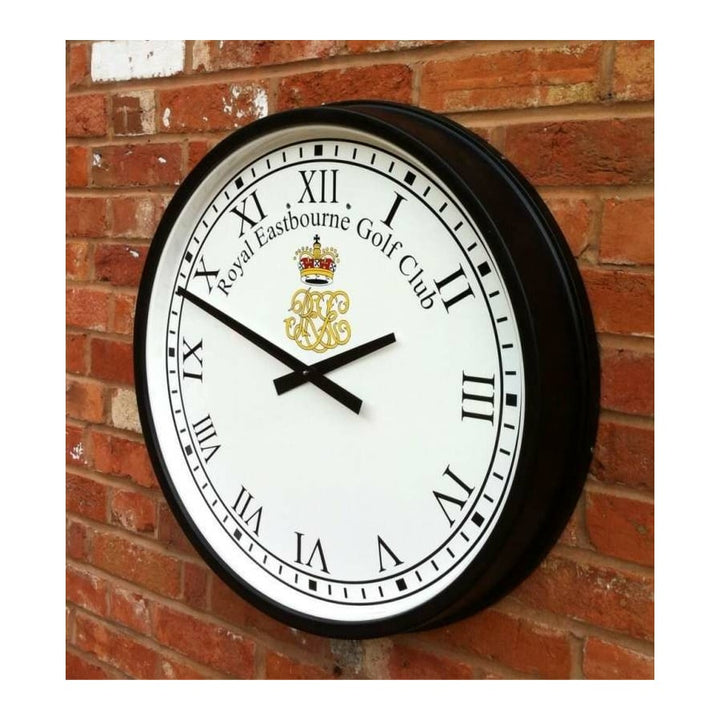 Outdoor Golf Club Clock — Custom Logo & Illumination