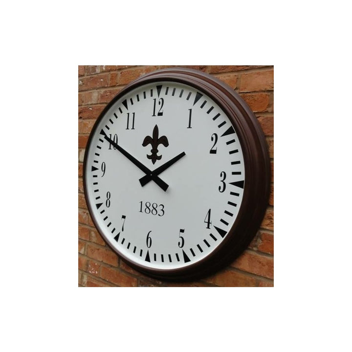 Outdoor Golf Club Clock — Custom Logo & Illumination