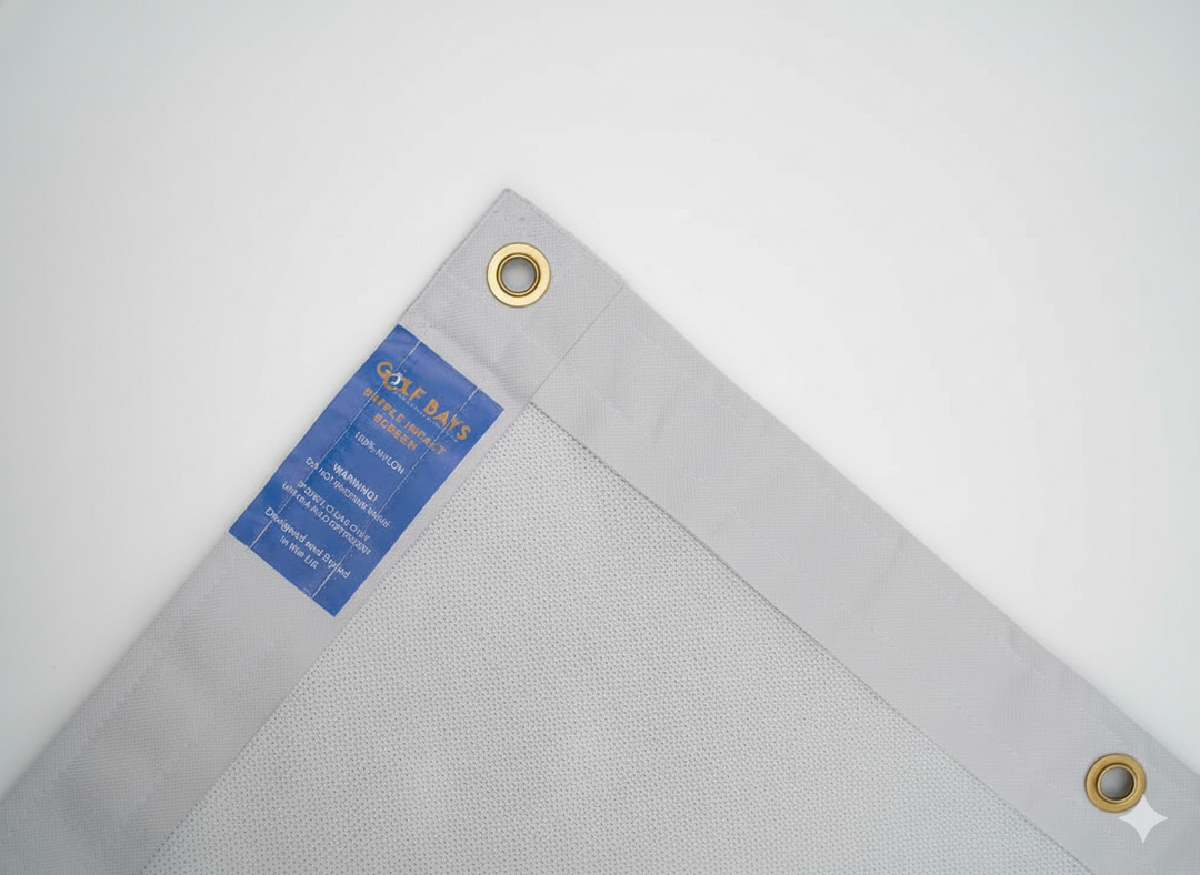 Close Knit Baffle Golf Simulator Impact Screen