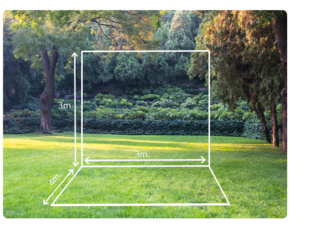 Professional installation of LinksCube golf practice net with groundworks and turf setup