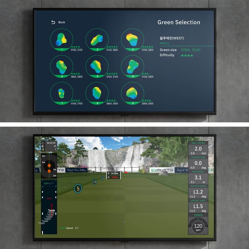 Exputt RG Golf Putting Simulator - Open Golfer