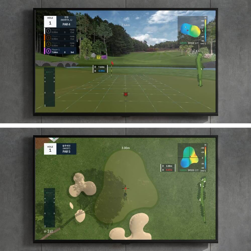 Exputt RG Golf Putting Simulator - Open Golfer