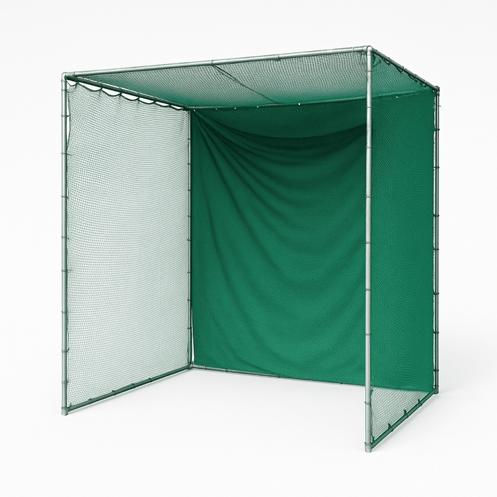 Golf Practice Net Enclosure - Open Golfer