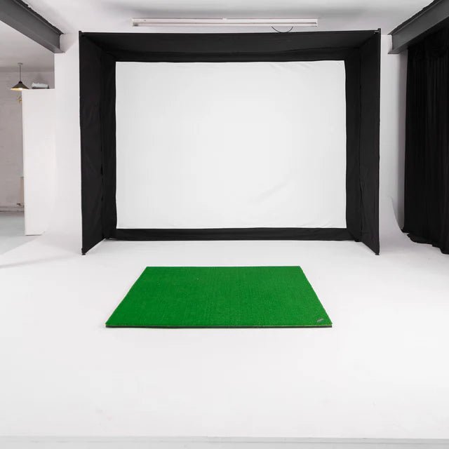 GolfBays EasySim Golf Simulator Enclosure - Open Golfer