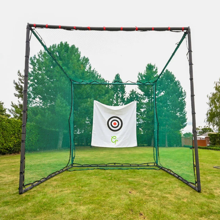 GolfBays Full Swing Golf Practice Driving Net Cage - Open Golfer