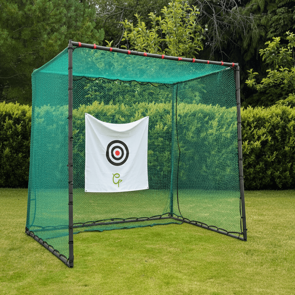GolfBays Full Swing Golf Practice Driving Net Cage - Open Golfer