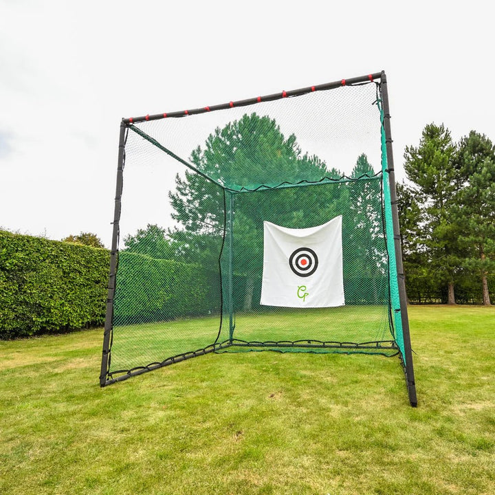 GolfBays Full Swing Golf Practice Driving Net Cage - Open Golfer