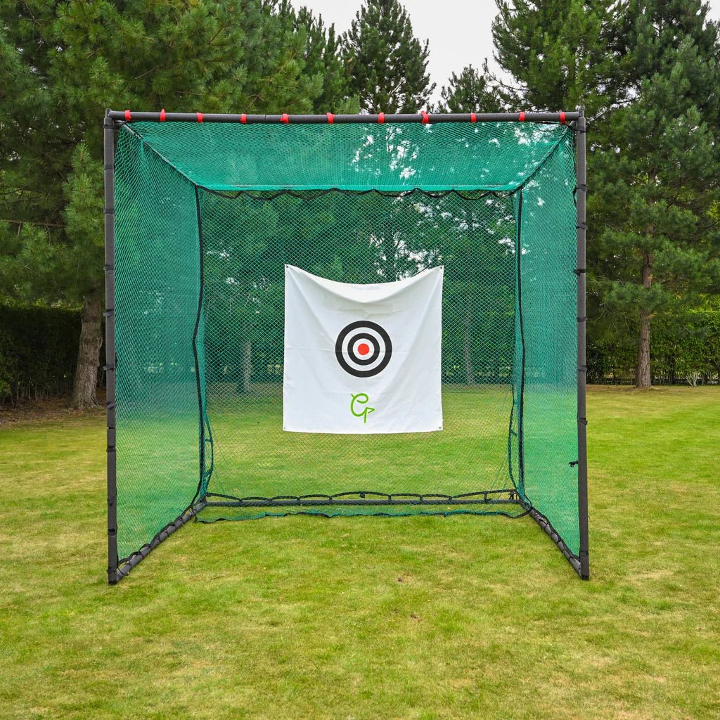 GolfBays Full Swing Golf Practice Driving Net Cage - Open Golfer