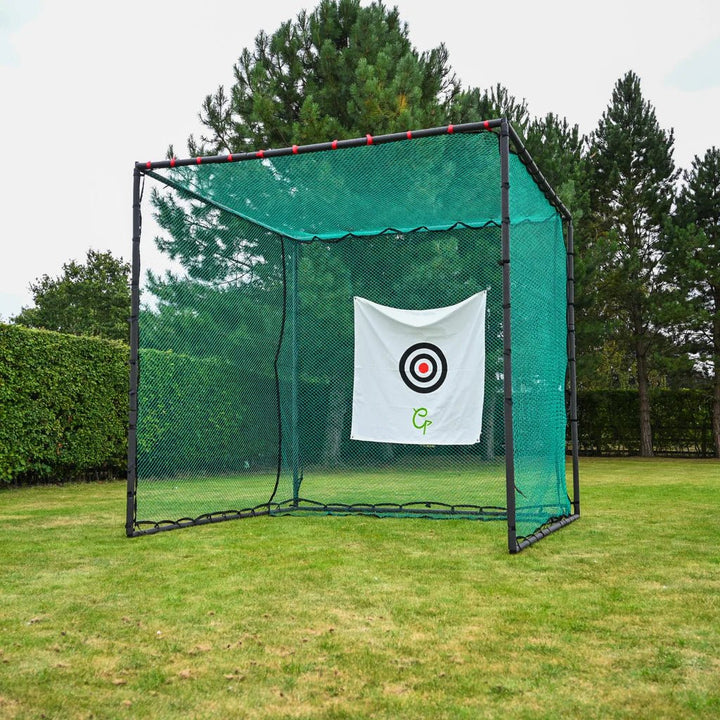 GolfBays Full Swing Golf Practice Driving Net Cage - Open Golfer