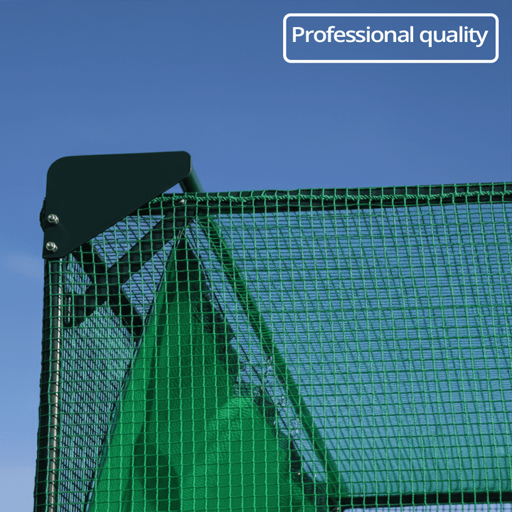 linkscube Foldable - Concertina Golf Cage (3m x 3m x 3.8m) - Open Golfer