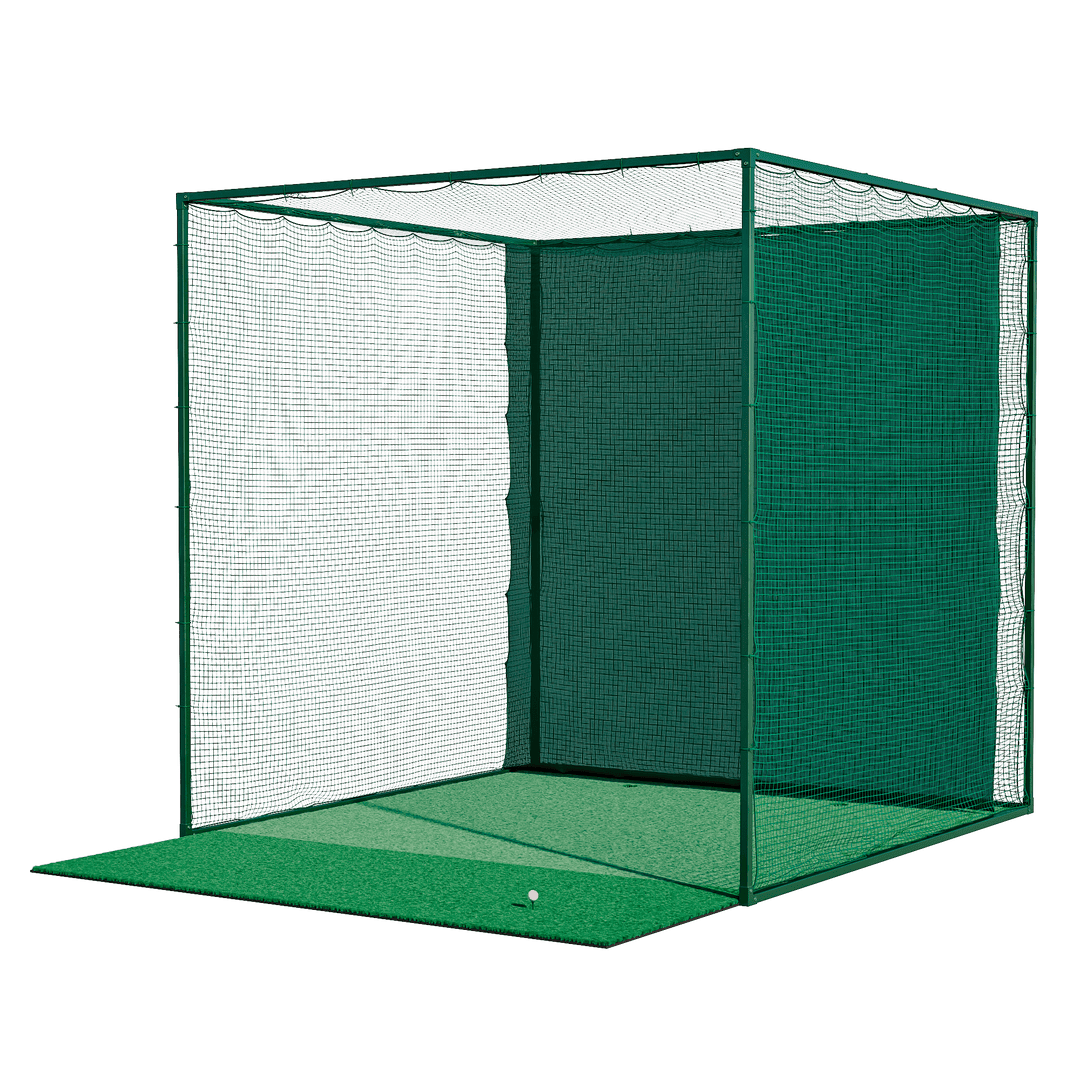 linkscube Golf Practice Net Cage - Open Golfer